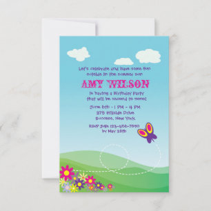 Invitation de vol de Butterfly