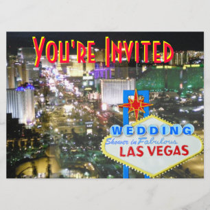 Invitation de wedding shower de Las Vegas