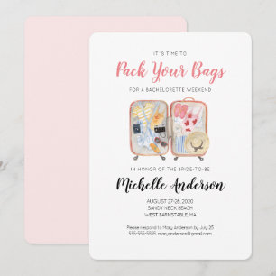 Invitation de week-end de jeune fille au dernier v