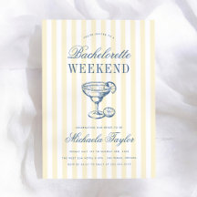 Invitation de week-end Rétro Margarita Préparatoir
