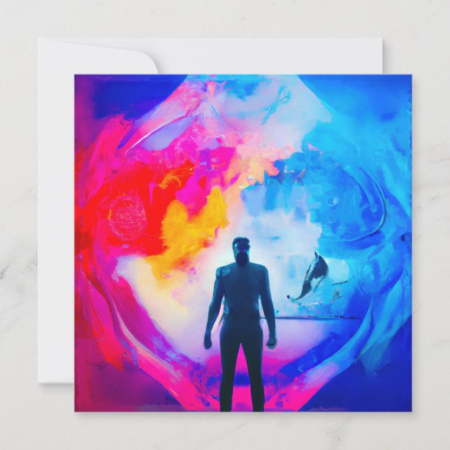 Invitation Debout dans les couleurs (Devant)