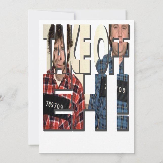 Invitation Décolle, Hein ! Étrange brasserie classique (Devant)