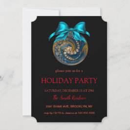 Invitation Décor de Noël, Noël