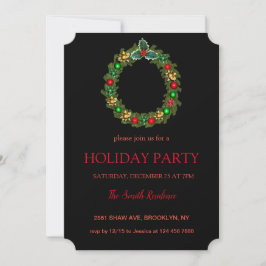 Invitation Décor de Noël, Noël