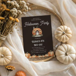Invitation Décoration Anniversaire de enfant de Halloween Goo