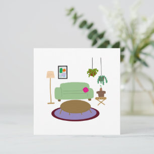 Invitation Décoration de maison pour amateur de plantes de sa