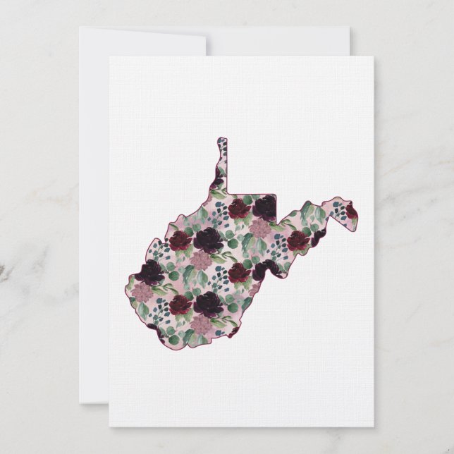 Invitation Décoration de mariage WV (Devant)