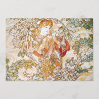 Déesse des fleurs Art Nouveau oeuvre d'Alphons Bea