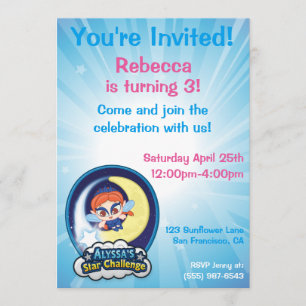 Invitation Défi de l'étoile d'Alyssa