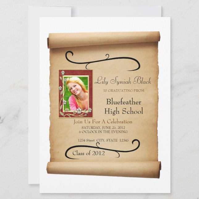 Invitation Défiler (Devant)