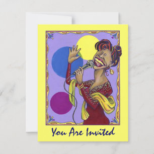 INVITATION DÉFINISSEZ LA SCÈNE DE FUN KARAOKE PARTY ~ INVITAT