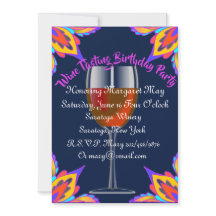 Dégustation Chic De Vins Anniversaire Fête Invitat