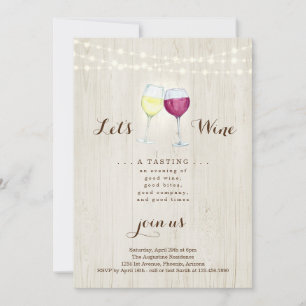 Invitation Dégustation de vin