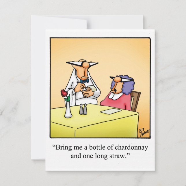 Invitation Dégustation de vin amusant Fêtes des mariées (Devant)