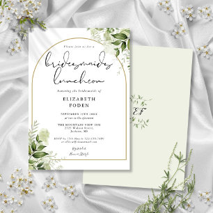 Invitation Déjeuner d'affaires avec Bridesmaids Gold Arch