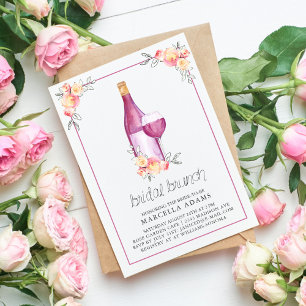 Invitation Déjeuner de mariage au vin de prune