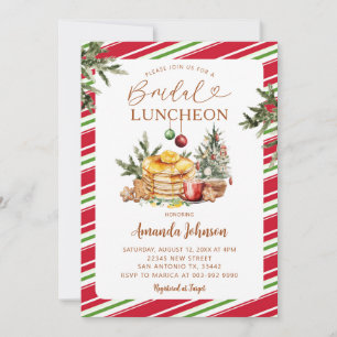Invitation Déjeuner de mariage de fête d'hiver Crêpe et cacao
