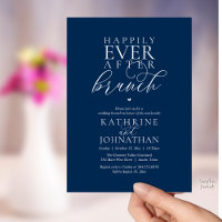 Déjeuner de Mariage Happily Ever After Élégant Mar