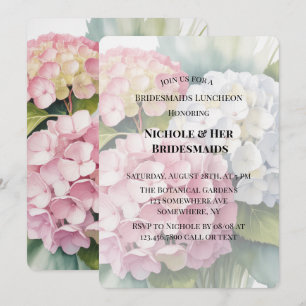 Invitation Déjeuner élégant de demoiselles d'honneur aux hort