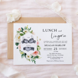Invitation Déjeuner et brunch nuptial de lingerie