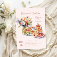 Déjeuner Féminin Fleurs de Thé Bridesmaids Déjeune