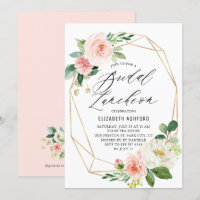 Déjeuner nuptial cadre or géométrique Florales ros