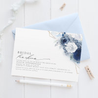 Déjeuner nuptial Dusty Blue Floral Fête des mariée