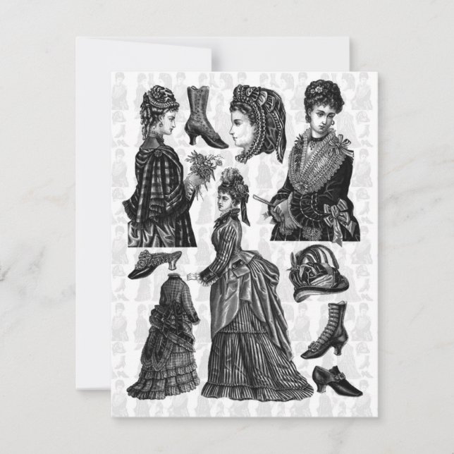 Invitation Déjeuner victorien (Devant)