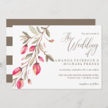 Délicat Bloom typographie mariage rustique