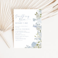 Délicat Doux Quelque Chose Bleu Floral Fête des ma