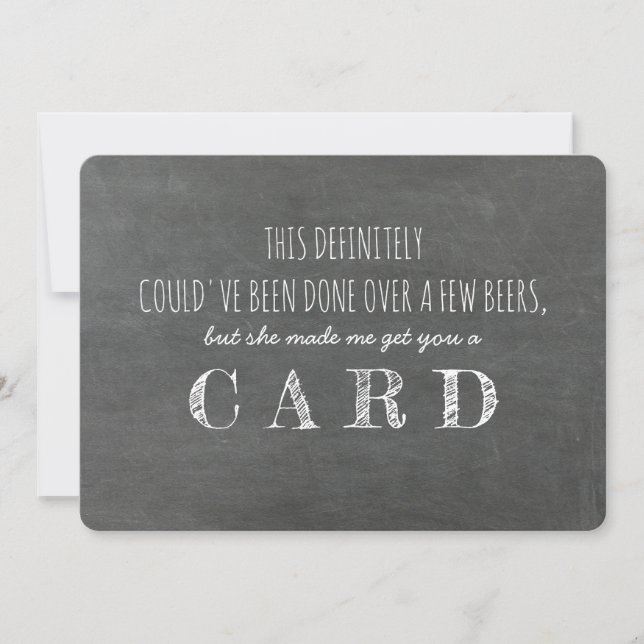 Invitation Demande de GARÇON D'HONNEUR drôle (Devant)