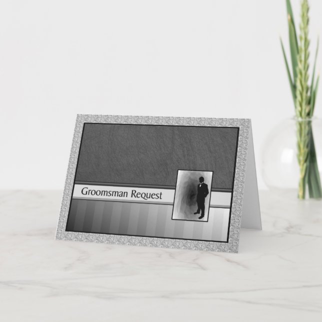 Invitation Demande de Garçon d'Honneur pour Mariage (Devant)