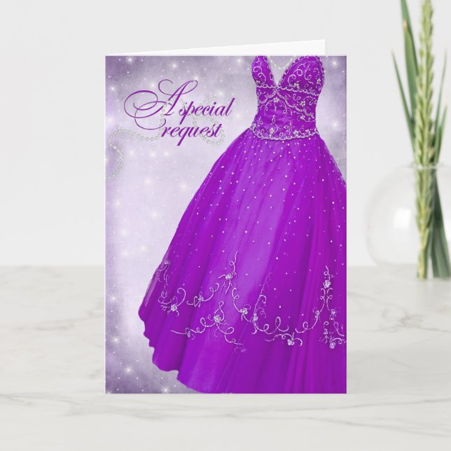 Invitation Demande de l'épouse (Devant)