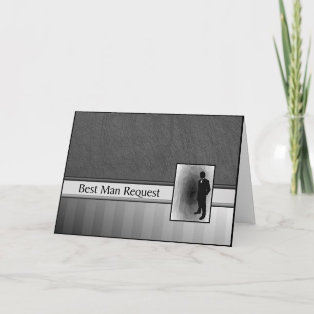 Invitation Demande de témoin de mariage (Devant)