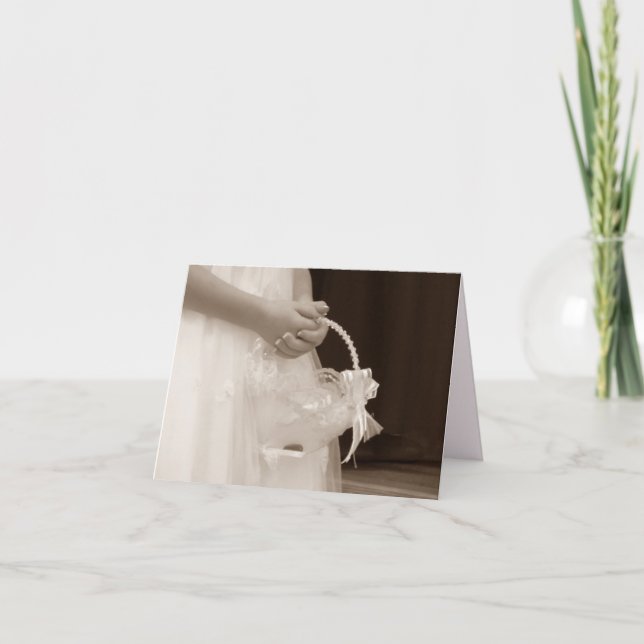 Invitation Demande Flower Girl (Devant)