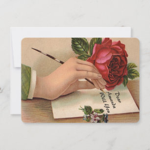 Invitation Demande personnalisée vintage pour être demoiselle