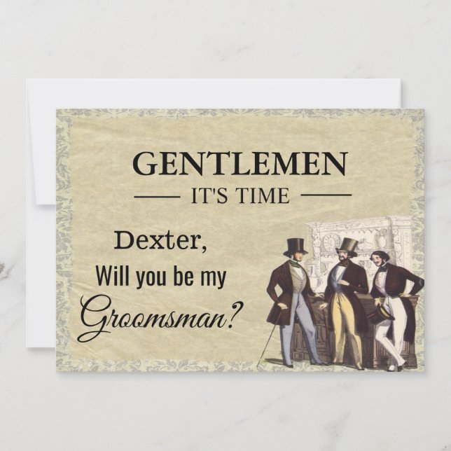 Invitation Demandez à vos amis d'être vos témoins de mariage  (Devant)