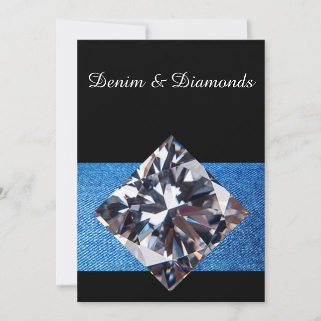 Invitation Denim & Diamonds II (Devant)