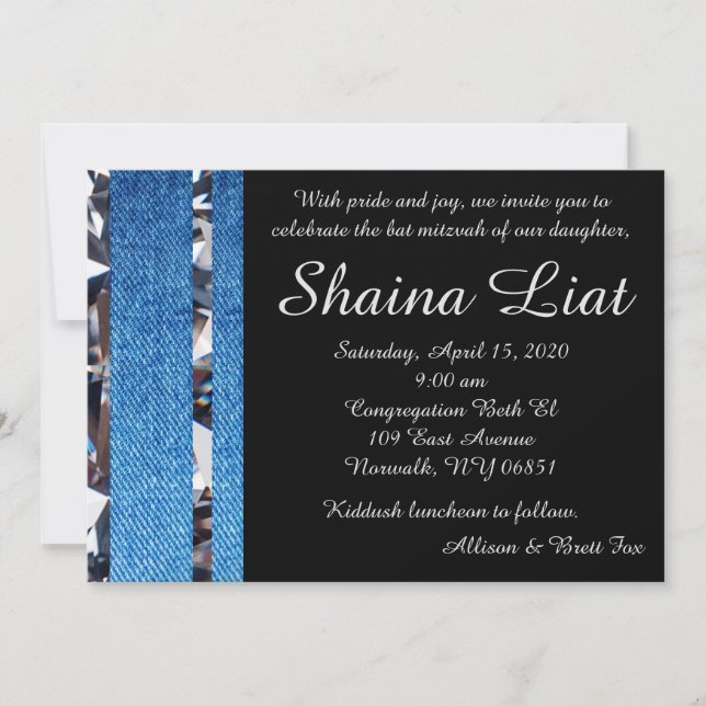 Invitation Denim & Diamonds III (Devant)