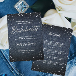 Invitation Denim Diamonds Itinéraire Classé Bachelorette Part