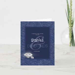 Invitation Denim et diamants