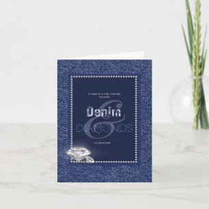 Invitation Denim et diamants