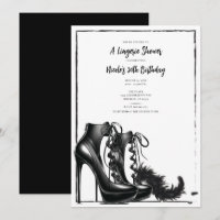 Dentelle blanche noire Haut talons Boa Lingerie Do