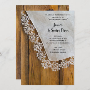 Invitation Dentelle de pays Junior / Prof Senior