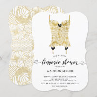 Dentelle d'or Corset Bridal Lingerie Douche