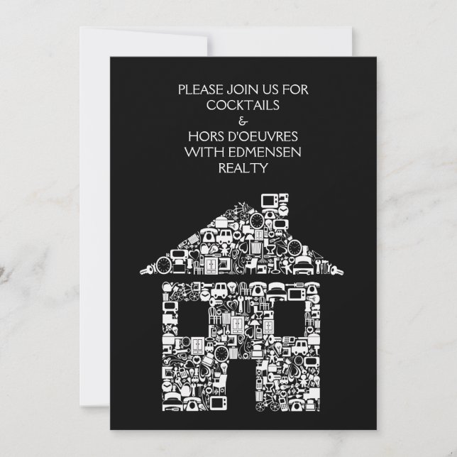 Invitation d'entreprise du cocktail do-it-yourself (Devant)