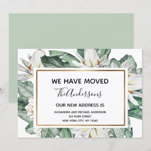 Invitation Déplacement de la flore tropicale