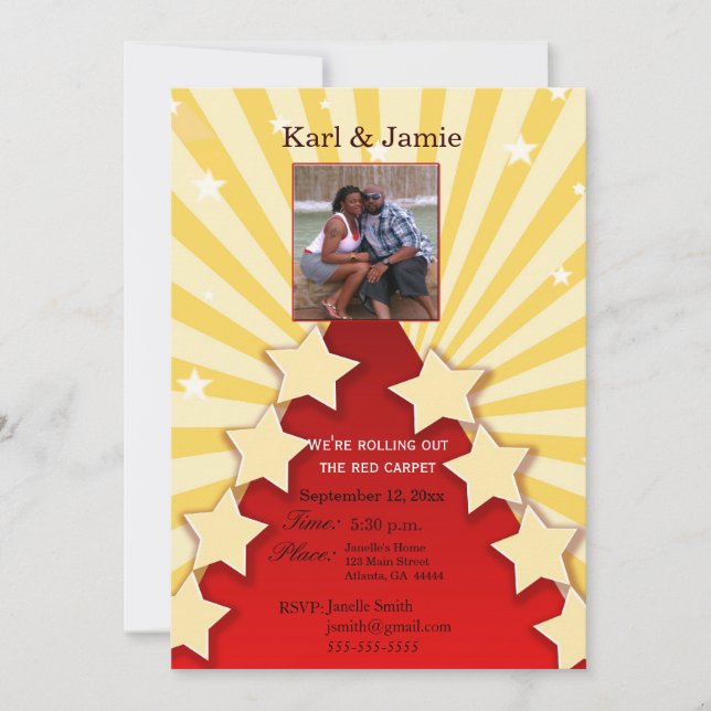 Invitation déplacer l'invitation du théâtre (Devant)