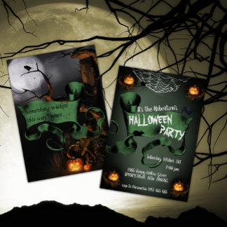 Invitation Déplaisant quelque chose de pervers Halloween Invi