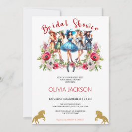 Invitation Derby Bachelorette nuptiale de douche